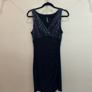 Ralph Lauren Midnight Blue Cocktail Dress size 8